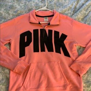 VS PINK quarter zip